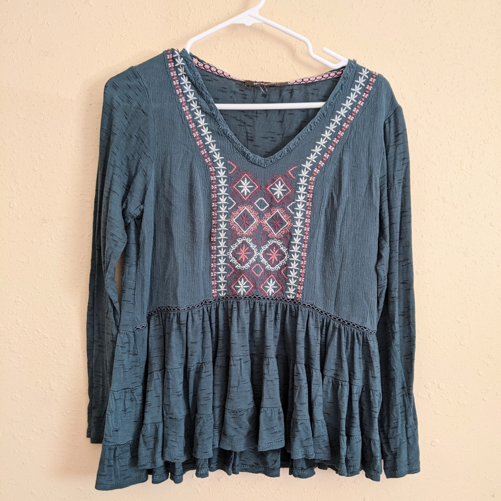 Boho Shift Top